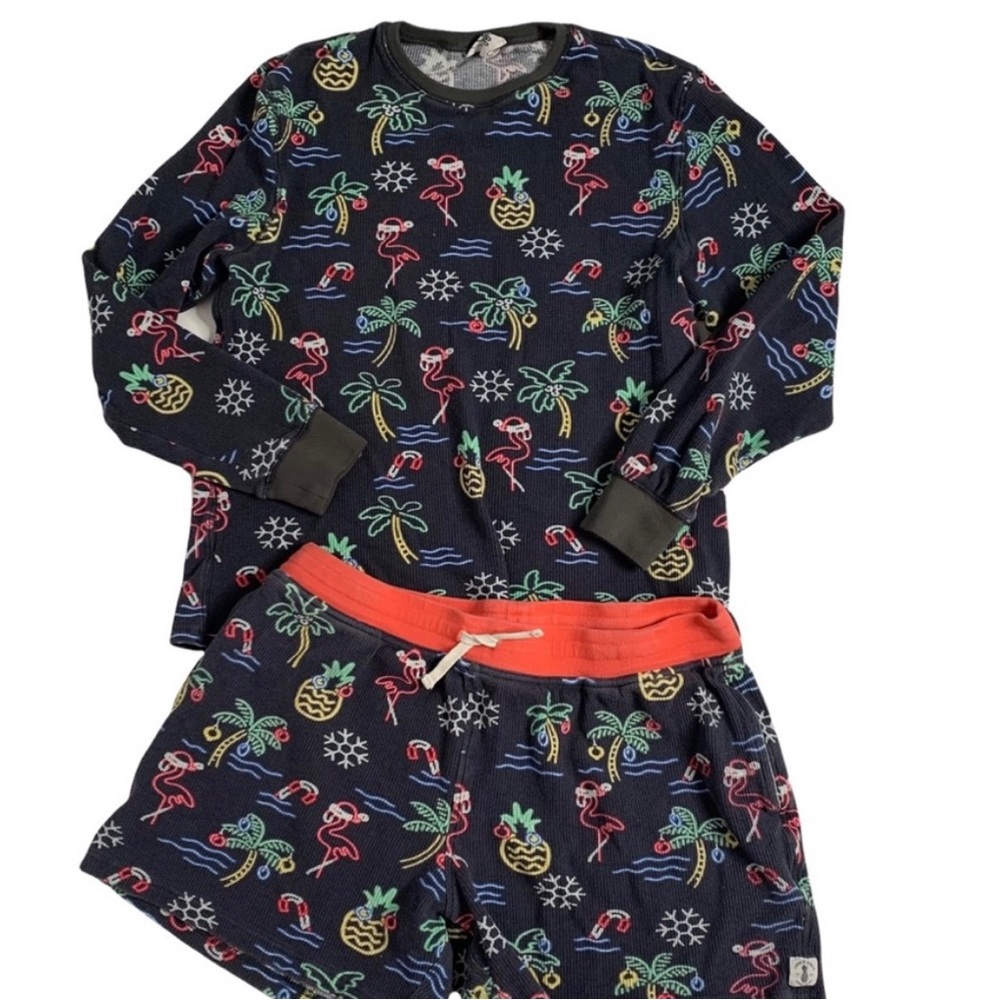 Chubbies Mens Neon Lights Tropical Christmas Thermal Set